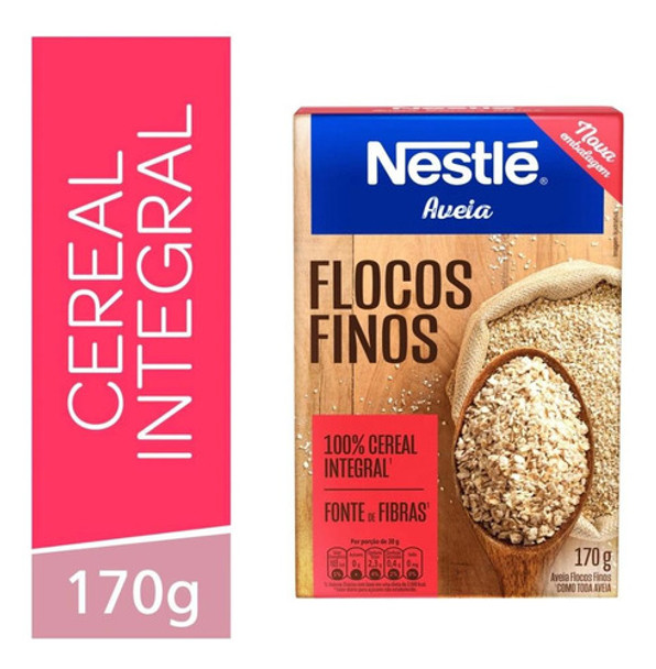 Aveia Em Flocos Finos Nestle 170gr - Kit Com 6 0 Aveia Em Flocos Finos Nestle 170gr - Kit Com 6 0