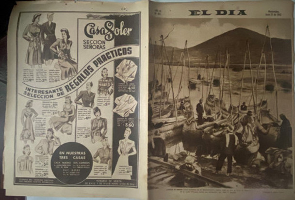 Antiguo El Día N° 492 1942 Pintor Zoma Baitler 3pb8 0 Antiguo El Día N° 492 1942 Pintor Zoma Baitler 3pb8 0