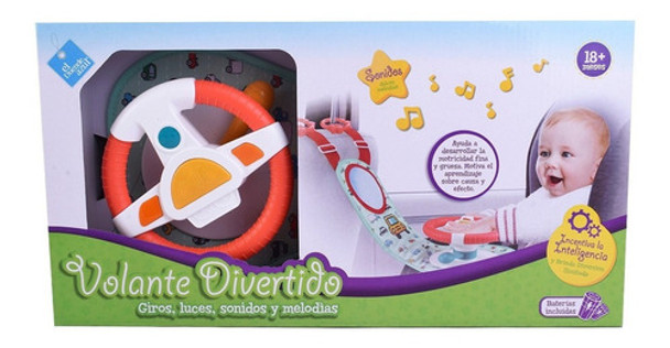 Volante Divertido Para Auto Con Luces Y Sonido Art 7436 0 Volante Divertido Para Auto Con Luces Y Sonido Art 7436 0