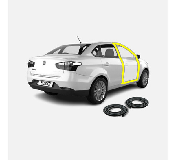 Burlete De Puerta Fiat Siena, Sealpro Por Unidad 0