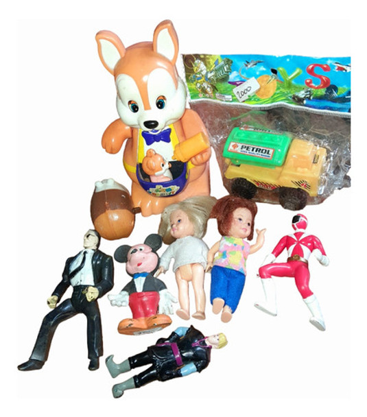 Lote Juguetes Muñecos Autito Muñeca 0