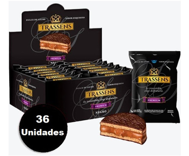 Trassens Alfajor Premium Caixa Com 36 Unidades 0