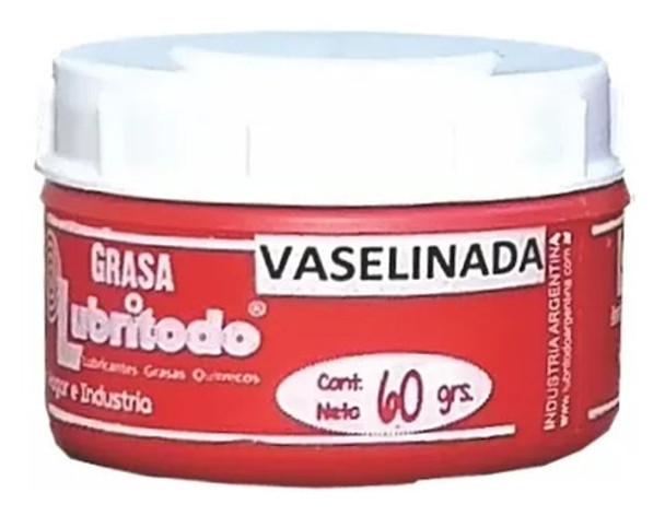 Grasa Vaselinada Blanca Lubritodo 250 Grs. - Belgrano 0 Grasa Vaselinada Blanca Lubritodo 250 Grs. - Belgrano 0