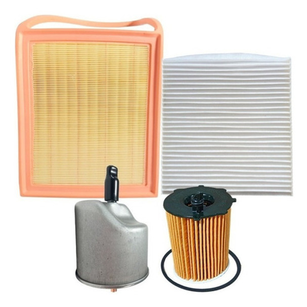 Kit 4 Filtros Originales Citroen Berlingo 1.6 Hdi 8v 12-18 0
