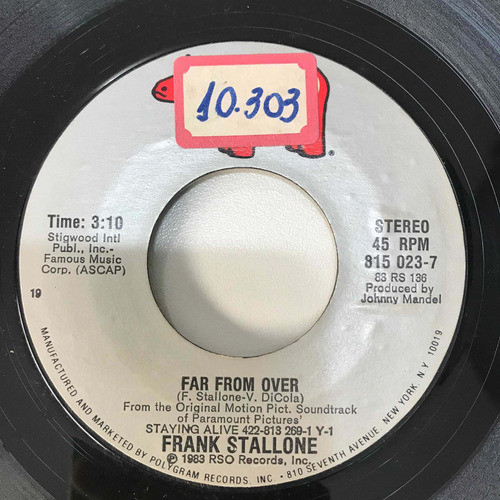 Lp Compacto- Frank Stallone ( Far From Over ) 0