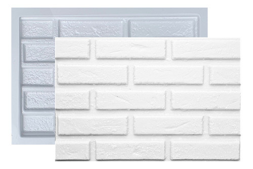 Forma Molde Gesso 3d E Cimento Abs Plástico Fdg Placa Parede 0
