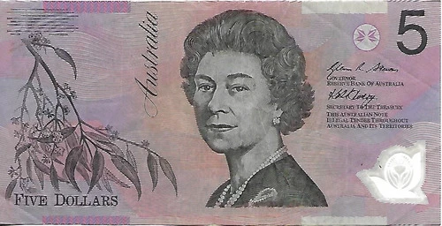 Australia Billete 5 Dolares 1992 Mb Palermo 0