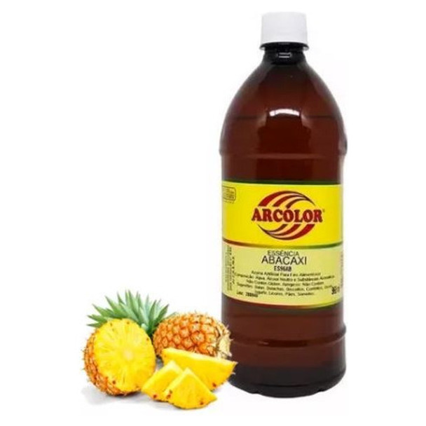 Essência Alimentícia Sabor Abacaxi Arcolor 960ml 0 Essência Alimentícia Sabor Abacaxi Arcolor 960ml 0
