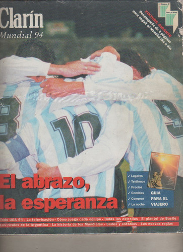 Revista Clarin Edic Especial - Guia Del Mundial U S A 1994 0