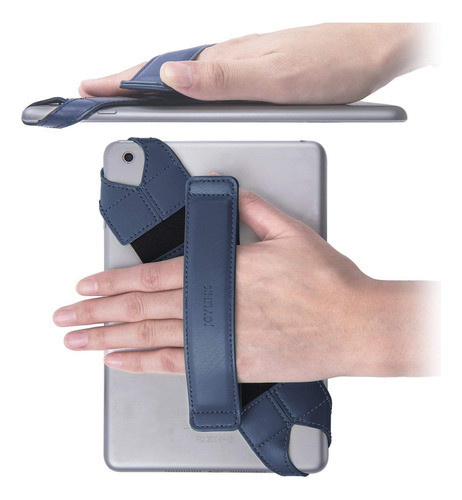 Soporte Universal Correa Mano Tableta, Empuñadura Cuero Gira 0