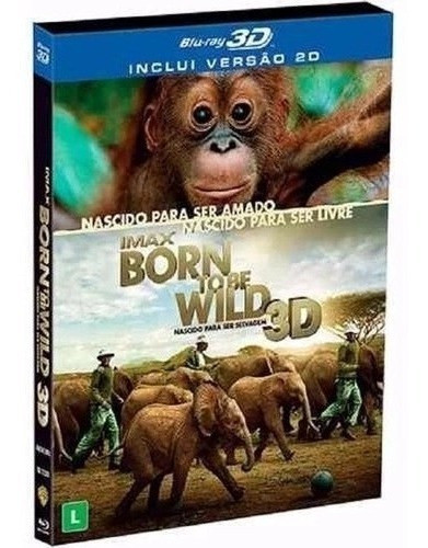 Blu-ray Born To Be Wild 3d/2d - Original & Lacrado 0