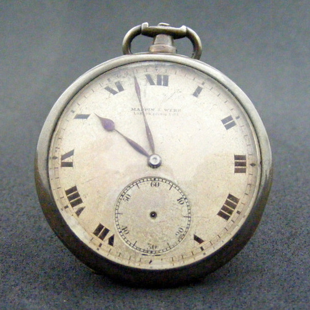 Reloj Mappin&webb De Plata Con Maquina Movado 0