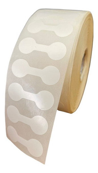 6 Rollos Etiquetas Autoadhesivas Joyeria 35x13 Mm 3200 C/u 0