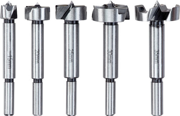 Kit Mecha Broca Forstner Kwb 15,20,25,35 Mm Mecha Madera 0