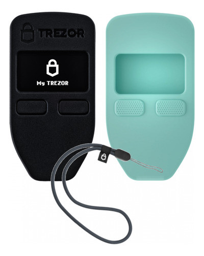Pack Trezor One + Funda Protectora Mint  Y Lanyard Llavero 0