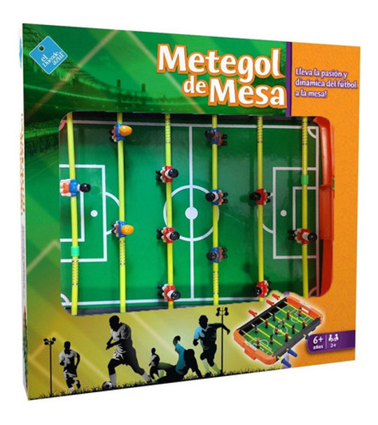 Juego De Metegol De Mesa Futbol Futbolin El Duende Azul 6305 0