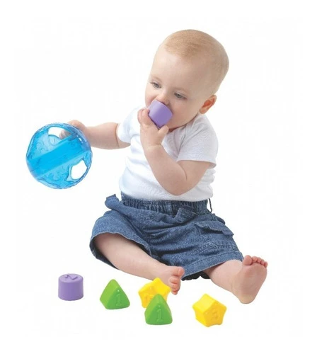 Juguete Pelota Didáctica Encastre Roll & Sort Ball Playgro 0