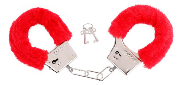 Juego De Esposas Con Peluche Y Llaves Cotillon 0