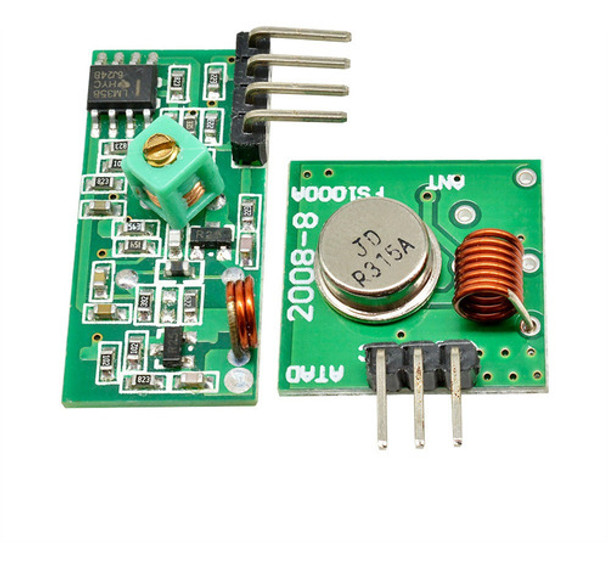 Link Rf Transmisor Receptor 2 Modulos 315 Mhz Ask 0