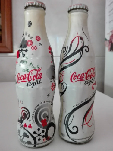Botellas De Coca Cola Light Termoselladas Blancas Ed.limitad 0