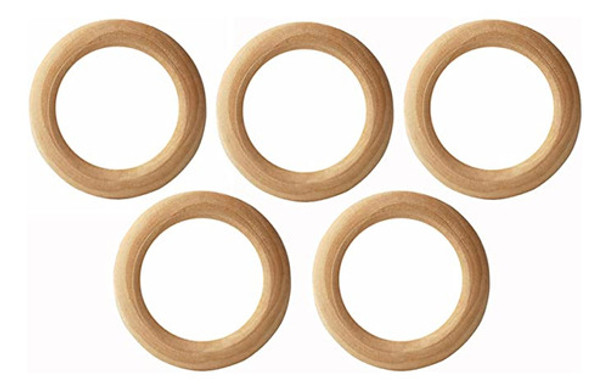 Anillos De Madera Penta Angel 10 Unidades  In Sin Termin 0