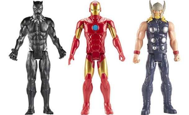 Muñecos Super Heroes Vengadores Marvel Pantera,thor,iron Man 0 Muñecos Super Heroes Vengadores Marvel Pantera,thor,iron Man 0