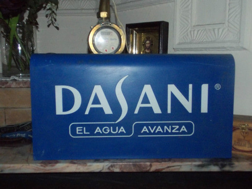 Cartel Chapa Agua Dasani 0