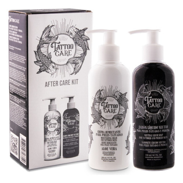 Combo Tattoo Care Jabon Y Crema Tatuajes 200g 0