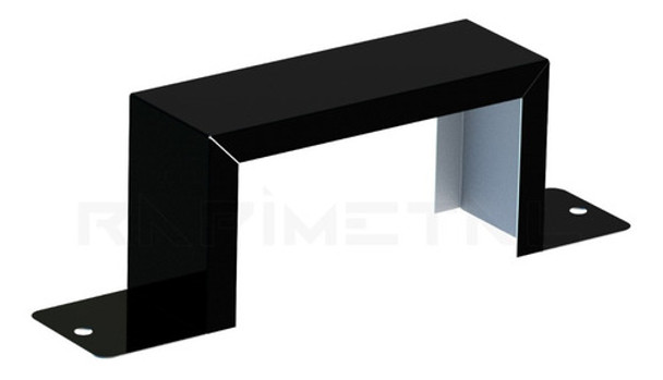 Zingueria Grampa Para Caño 7,5x5 Color Negro 0