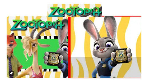 Kit Imprimible Zootopia Invitaciones Candy Bar Cotillón 0