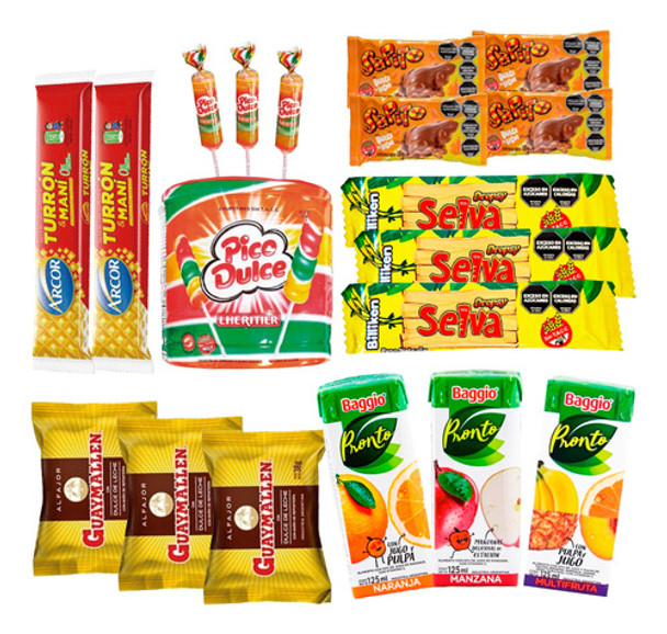 Golosinas Cumpleaños 40 Chicos Oferta - Combo 015 - Lollipop 0