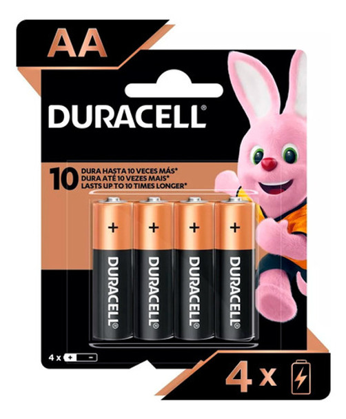 Duracell Pilas Alcalinas Aa Blister X4 Doble A 3c 0