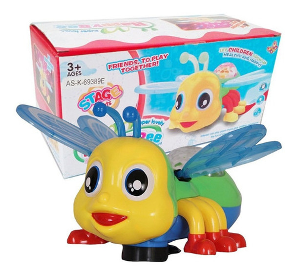Abelha De Brinquedo Musical Criança Infantil Dança Luz Som 0 Abelha De Brinquedo Musical Criança Infantil Dança Luz Som 0