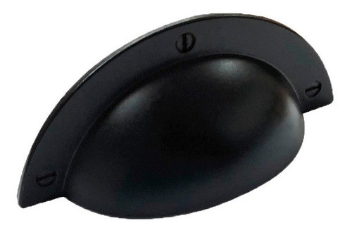 Tirador Para Mueble Tipo Conchilla Negras 0