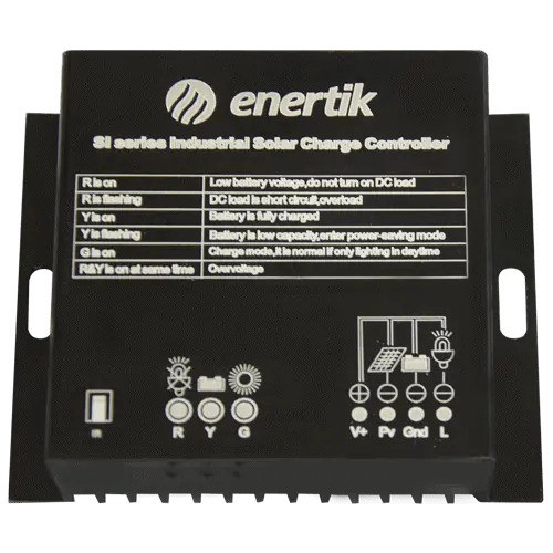 Regulador De Carga 20a Para Paneles Solares Línea Si Enertik 0