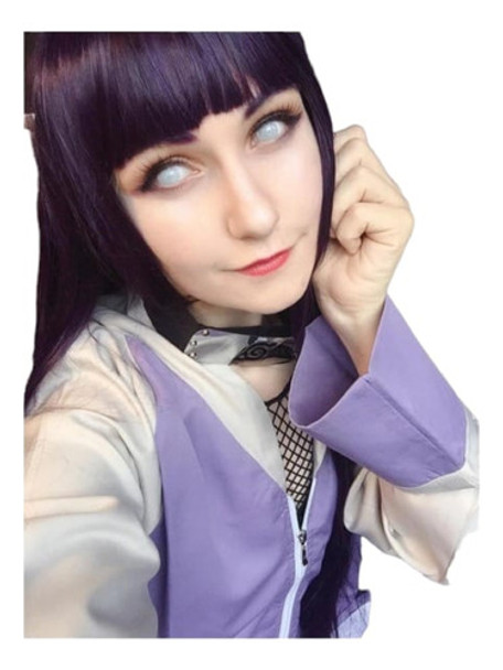 Lentes De Contacto Fantasía Anime Cosplay Blanco  Cl219 0