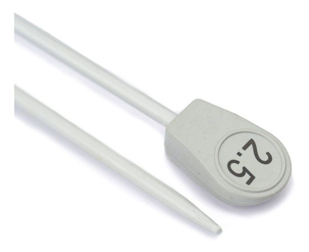 Agulha Trico Aluminio 35cm Pingouin - Tamanho 2,5mm 0 Agulha Trico Aluminio 35cm Pingouin - Tamanho 2,5mm 0