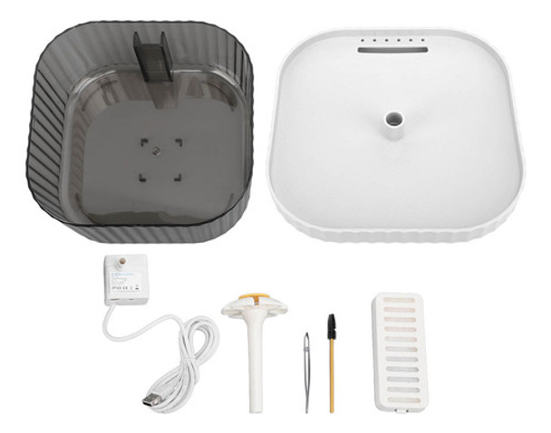 Fonte De Água Inteligente White White Cat Pet Electric Flowi 0