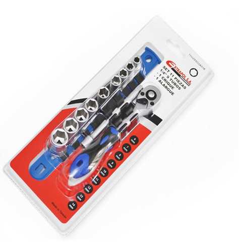 Juego 9 Tubos 1/4 Llave Crique Alargue 6 A 14 Mm Extrapol 0