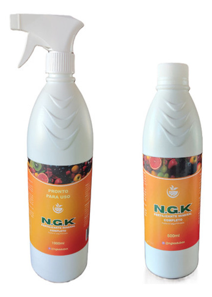 Adubo Foliar N.g.k - 1l. + 02 De 500ml Frutos E Legumes 0