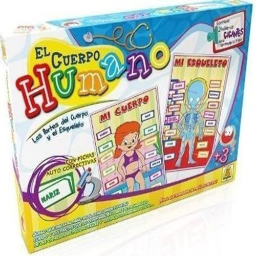 Juego Didactico El Cuerpo Humano - Implas 0