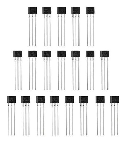Kit 50 Sensores Magnético De Efeito Hall Ss49e 49e C/ Nfe 0