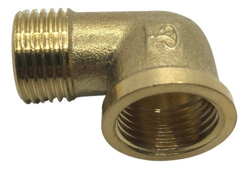 Conexão Cotovelo Joelho 90º Latão Rosca Machox Fêmea 1/2 Bsp 0