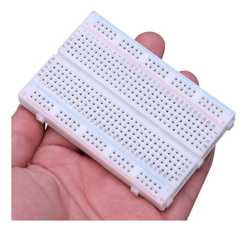 Protoboard Breadboard 400 Pontos Furos Pinos 0