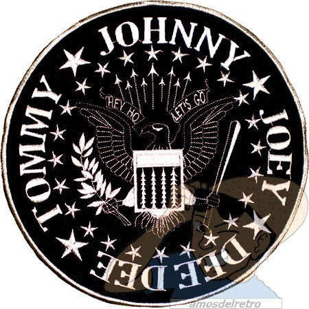 Parche Bordado Escudo Ramones Para Espalda Adr 0