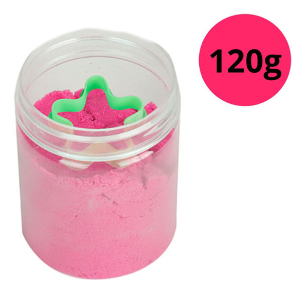 Areia Cinética Mágica Para Modelar Colorida Com Forminha 0