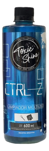 Toxic Shine Control Ctrl Z Limpiador Multiuso Espuma 600cc 0