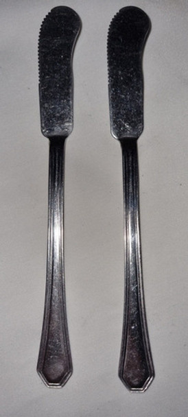 Cuchillos Untadores Acero Inoxidable Largos C54 0