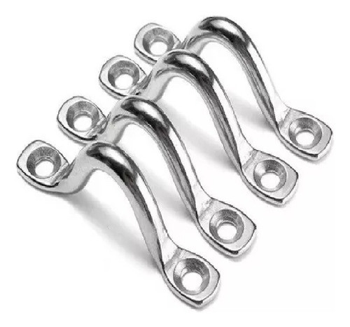 Ganchos Prendedor Tira Toldillas Nauticas Inox 4 Unid 0