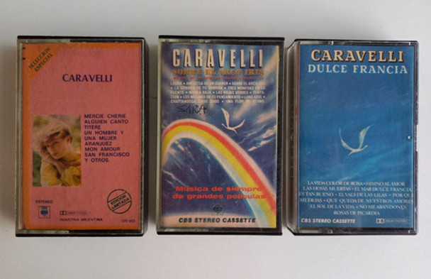 Lote 3 Cassette Originales Caravelli En Olivos - Zwt 0